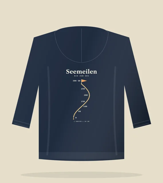Sea Miles Hoodie (navy), back
